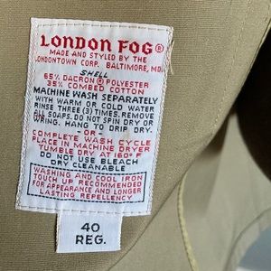 London Fog rain coat